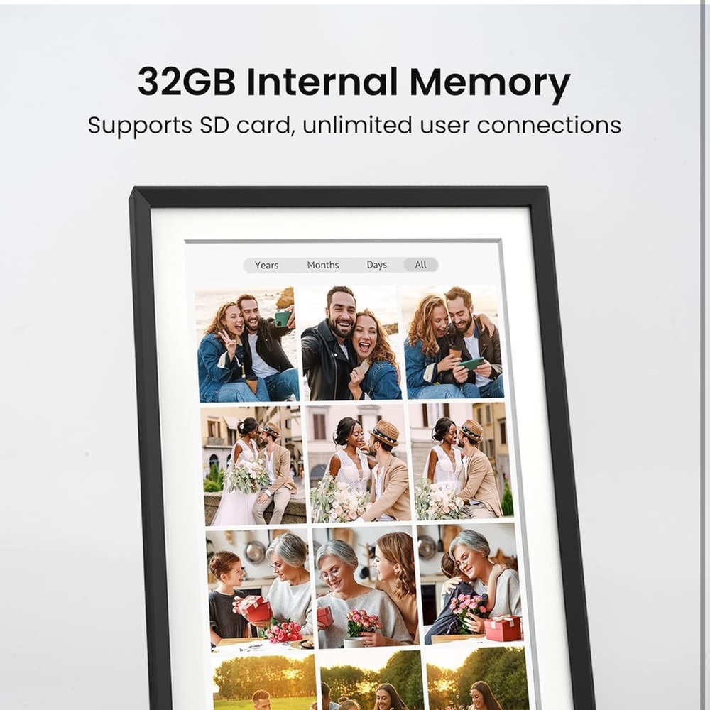 15.6” digital Digital Photo Frame IPS touch screen 64GB - Picture 2 of 6
